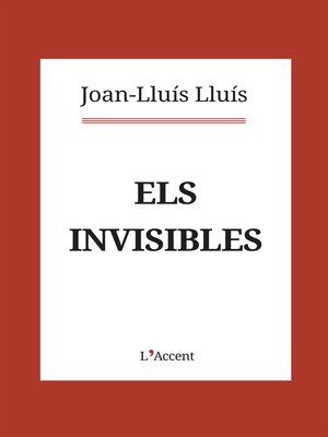 cover image of Els invisibles